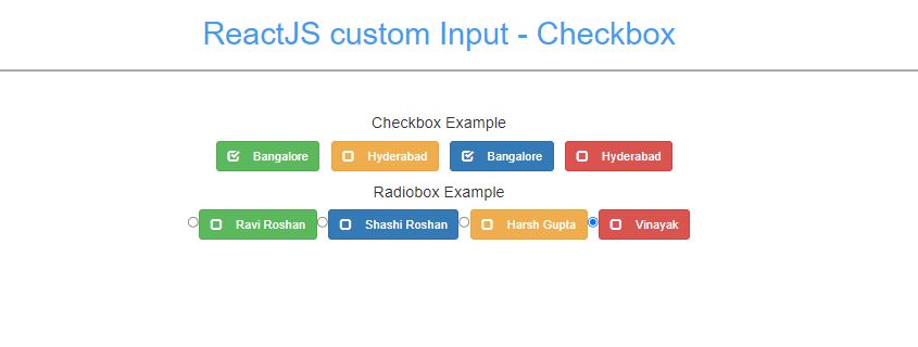 ReactJS custom Input - Checkbox